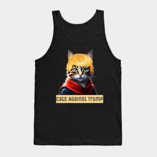 Cats Against Trump Tank Top